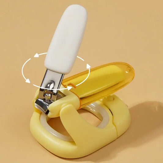 Baby Light Up Nail Clippers, Portable Travel Nail Scissors, Fingernail & Toenail Trimmer, Pocket-Sized Nail Cutter for Kids and Adults