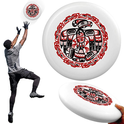 Flying Disc Frisbee - 200mm (7.9 in) & 275mm (10.8 in) Portable Flying Saucer for Outdoor Sports, Kids & Adults