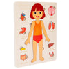 Montessori Wooden Human Body Organs Puzzle - Educational Anatomy Toy for Kids Ages 3-6 (22.4×17.9×1 cm / 8.8×7.1×0.4 in)