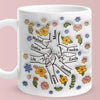Personalized Custom Name 11 oz Ceramic 3D Pottery Inflated-Effect Coffee Mug – Gift for Mom