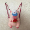 Capybara Plush Backpack – Kawaii Fashion Fur Plushie Shoulder and Mini Knapsack Bag for Kids and Girls