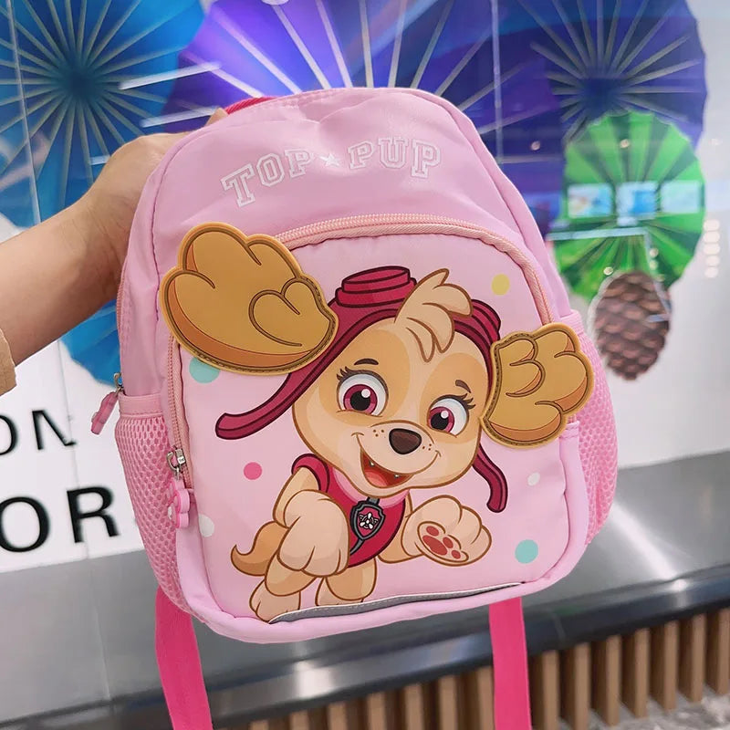 Genuine Paw Patrol Chase & Skye Travel Bag - 26cm Kids Backpack, Fashion Preschool Satchel Knapsack, Children Gift for 1-5T - Kidzy Market