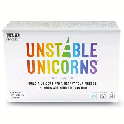 Unicorns Board Card Game - Family Entertainment, Multiplayer Interactive Card Games, Party Board Game