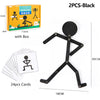 Montessori Sports Puzzle Set for Ages 3+ - Stick Figure Activity Kit with 24 Double-Sided Cards