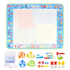 100x80CM Magic Water Drawing Mat – Reusable Doodle and Coloring Board with Magic Pens, Montessori Educational Toy for Kids