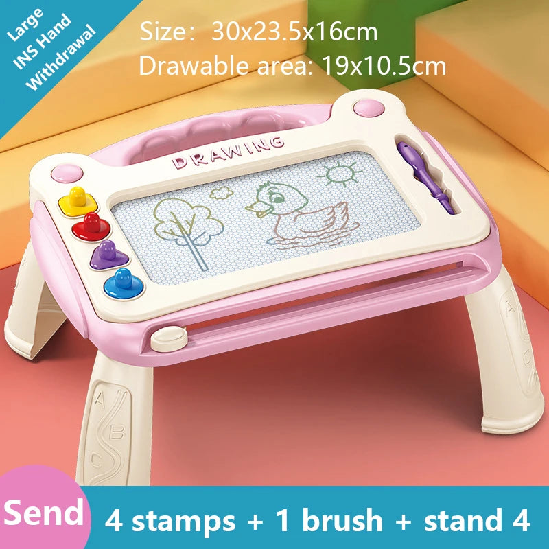 Children’s Magnetic Drawing Board – Color WordPad Graffiti Art Educational Toy for Kids