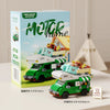Cute Pet Rocking RV Car Building Block Kit for Kids, Travel RV Car Model Toy, Christmas Gift