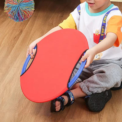 2-Pack Paddle Ball & Flying Disc Set — Outdoor Family Game for Beach, Backyard & Trampoline