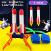 GSF Foam Rocket Launcher with Foldable Stand – Outdoor Jump & Launch Toy with Foam Rockets for Kids, Ages 3+