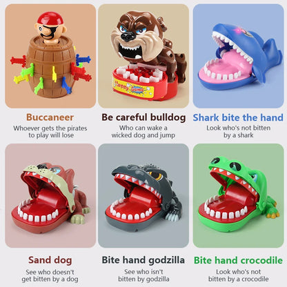 Crocodile Bite Finger Game | Novelty Dentist & Shark-Mouth Surprise Toy — Family Party Game for Kids Ages 3-6