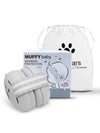 2-in-1 Baby Earmuffs Adjustable Noise-Reducing Infant & Toddler Ear Protection for Sleep Travel Airplanes