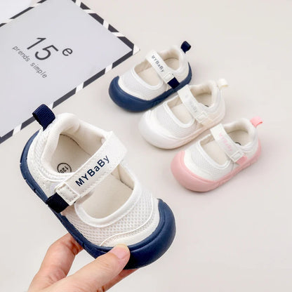 Spring and Autumn Baby Girl and Boy Anti-Slip Sole Breathable High-Quality Hardwearing Comfortable Baby Shoes for 1-3 Years Old
