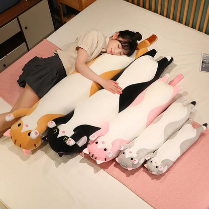 Funny Long Cat Plush Toy 50/70/90/110/130cm (19.7/27.6/35.4/43.3/51.2 Inches)