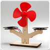 DIY Solar-Powered 3D Wooden Puzzle Kit - STEM Hand-Assembled Science Model for Teens