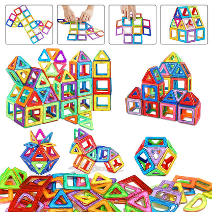 Big Magnetic Building Blocks 3D STEM Educational Constructor Set