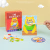 Montessori Toothbrushing Educational Game for Kids – Parent-Child Fine Motor Puzzle & Dental Hygiene Toy
