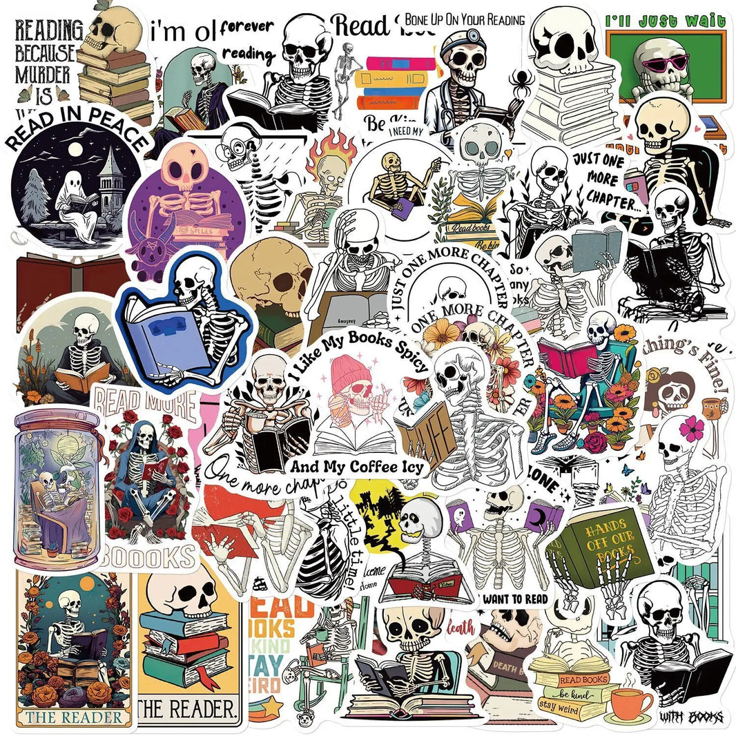 10/50/100pcs Dark Romance Bookish Stickers – Aesthetic Decals for Kindle, iPad, Phones, Laptops, and Diaries