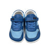 Tipsietoes Spring Genuine Leather Shoes – Lightweight Minimalist Barefoot Sneakers for Girls & Boys with Elastic Strap