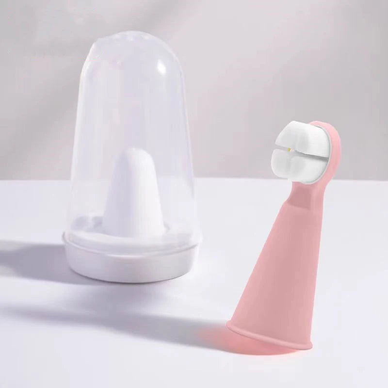 Baby Finger Sleeve Silicone Soft Toothbrush, Thumb Sleeve Teeth & Tongue Cleaning Tool for Babies, New 2025