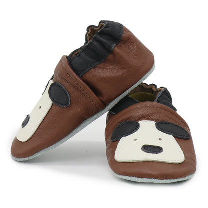 Soft Leather Baby Shoes – First Walkers for Boys & Girls, Skid-Proof Infant Slippers (0-6M to 7-8Y)