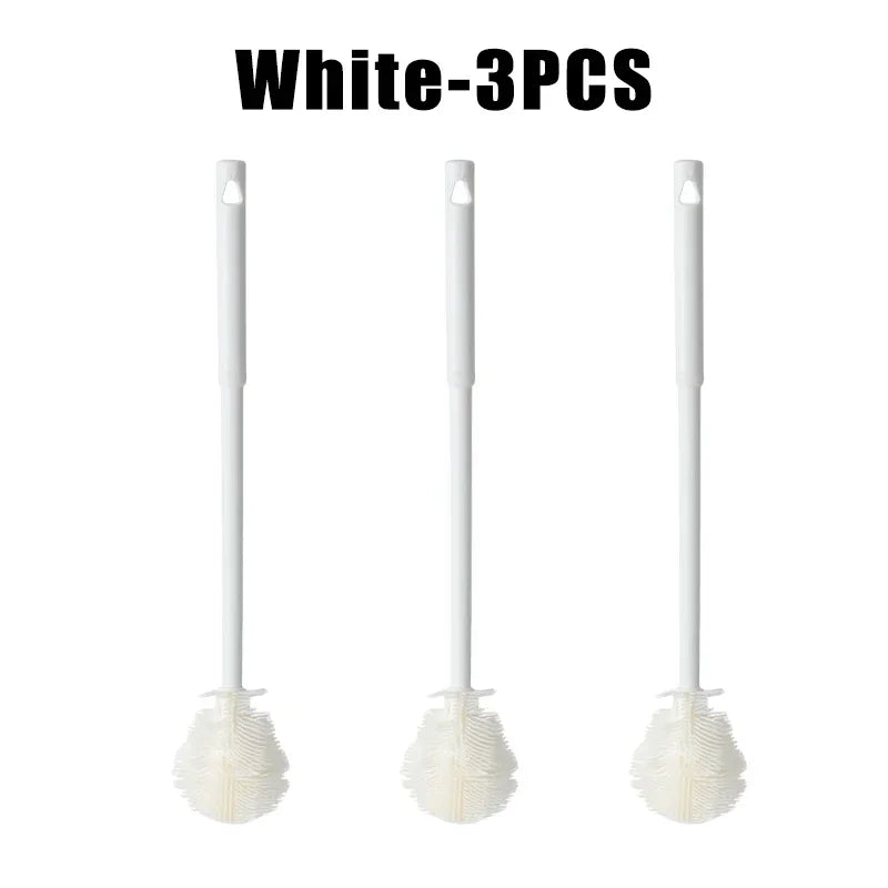 Bottle Washing Brush, Soft Scrubber for Cleaning Sports Bottles, Coffee Pots, Wine Glasses, Mugs & Baby Bottles
