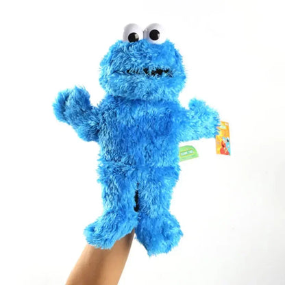 Large Sesame Street Elmo Plush Hand Puppet, Soft Cartoon Doll for Kids Gift