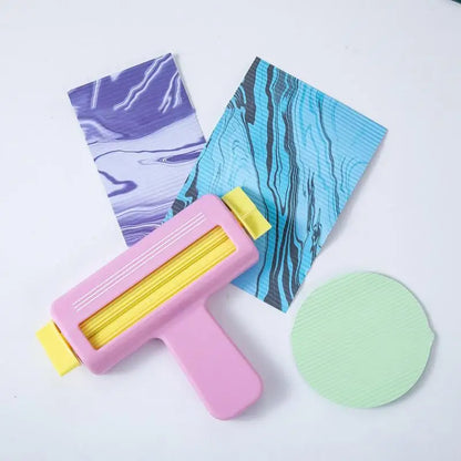 Texture Roller Paper Crimper for Crafts – Corrugator Tool for DIY Scrapbooking, Card Making, Handmade Paper Arts, and Quilling