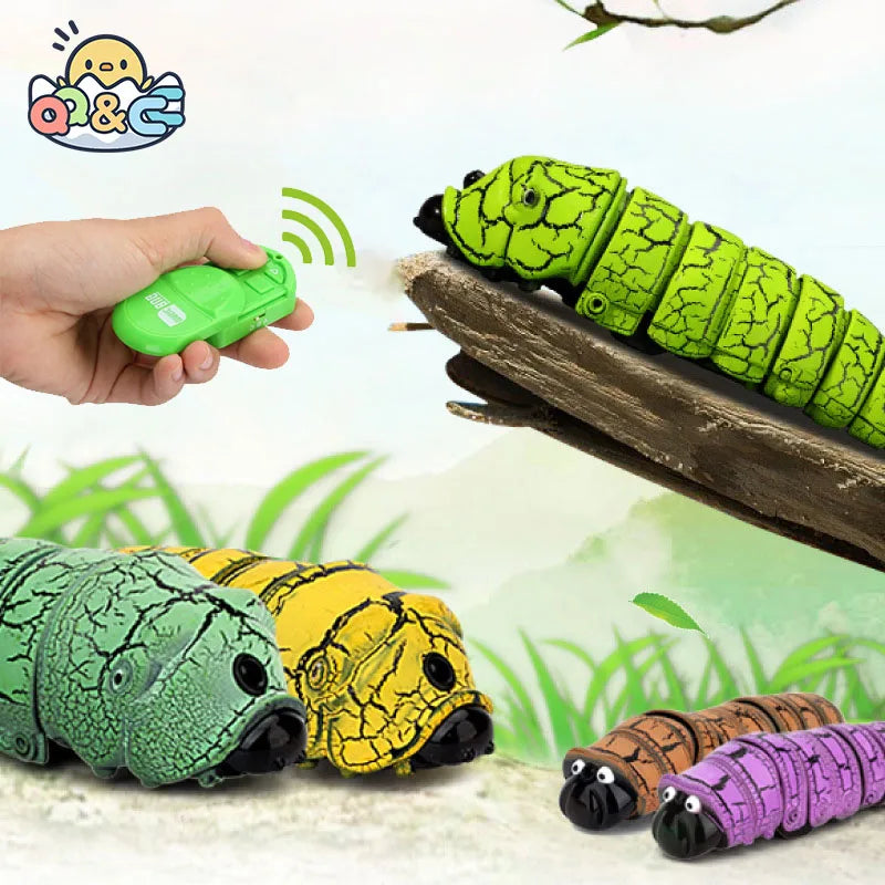 RC Caterpillar Robot Toy – Simulation Remote Control Cute Insect for Kids