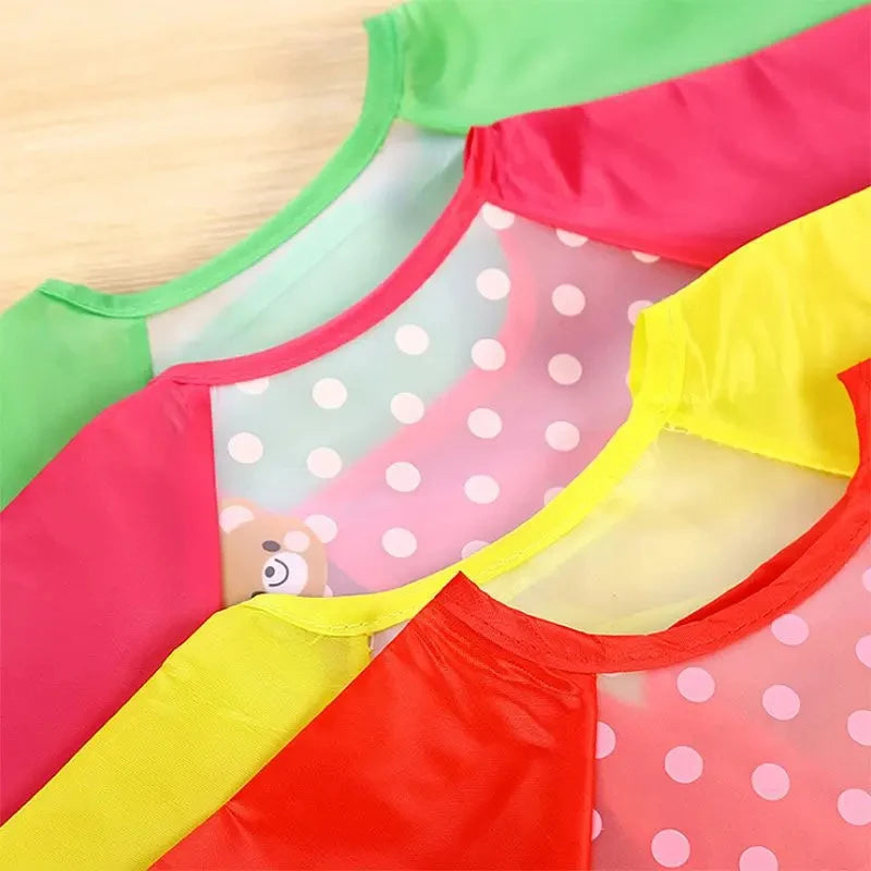Waterproof Baby Eating Smock – Long-Sleeve Bib & Art Apron for Infants & Toddlers - Kidzy Market