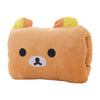 Pink Bear Plush Hand Warmer Pillow – Cartoon Nap Cushion with Hand Pockets for Kids & Adults