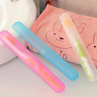 Kids Cartoon Toothbrush, Soft Bristles, Anti-Slide Handle, Stand-Up Bottom, Safe & Fun Oral Care