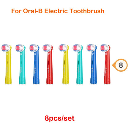 Replacement Brush Head For Oral-B Toothbrush Pack of 8/16pcs Extra Soft Bristles Fits Electric Braun Sensitive Brush Heads