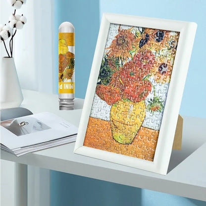 150pcs Jigsaw Puzzle, Test Tube Van Gogh Sunflower, Japan The Great Wave Off Kanagawa, Famous Oil Paintings, Christmas Gift