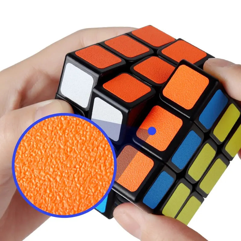SENGSO Magic Cube 3x3, Frosted Texture Sticker Magic Cube, Educational Puzzle Toy for Children, Designated for Competition Cubes