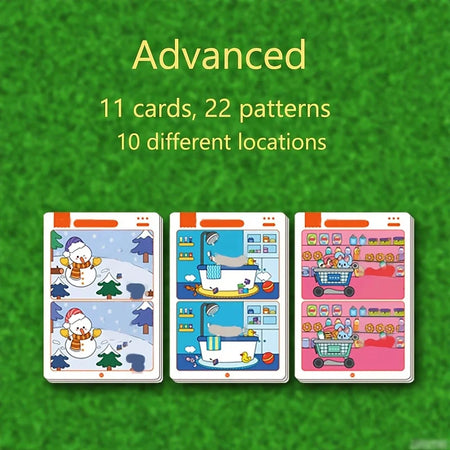 Educational Fault Finding Game Reusable Wiping Paper for Focus and Attention Training