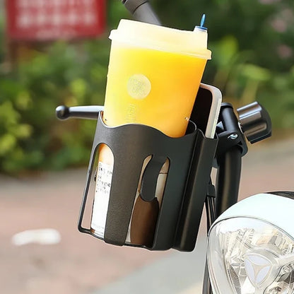 Baby Stroller Water Cup Holder with Mobile Phone Holder Bottle Holder Electric Car Bicycle Universal Water Bottle Holder