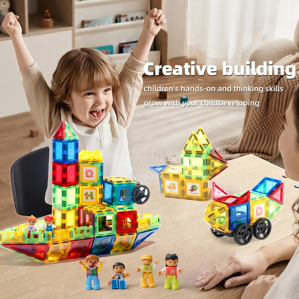 Romboss Magnetic Building Blocks Puzzle Set for Kids