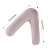 Multi-functional V-Shaped Nursing Pillow for Pregnancy - Side Sleeping Lumbar Cushion, Comfortable Solid Maternity Pillow