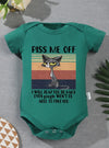 High Quality Infant Bodysuit – "Piss Me Off" Cartoon Print Baby Romper Jumpsuit for Newborn Boys & Girls – Comfortable 100% Cotton (0-24M)