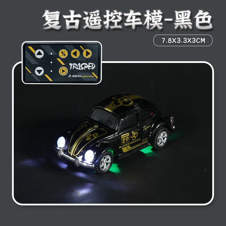 Wireless Mini Beetle Alloy RC Car with Mobile Phone Control