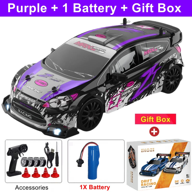 Oike 1:24 Remote Control Drift RC Car with 4WD and 2.4G Radio Control