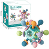 Rotating Silicone Rattle Ball Teether for 0–12 Months Baby — Grasping & Sensory Development Toy