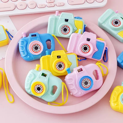 Kids Projection Camera Toy, Mini Analog Digital Educational Toy for Children