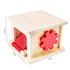 Wooden Montessori Baby Toy – Object Permanence Coin Box and Ball Drop for Sensory, Fine Motor Skills, and Early Education, Ages 1-3 Years