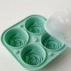3D Rose Ice Cube Mold Reusable Food-Grade Silicone 2.5 Inch Ice Ball Mold for Drinks and Desserts