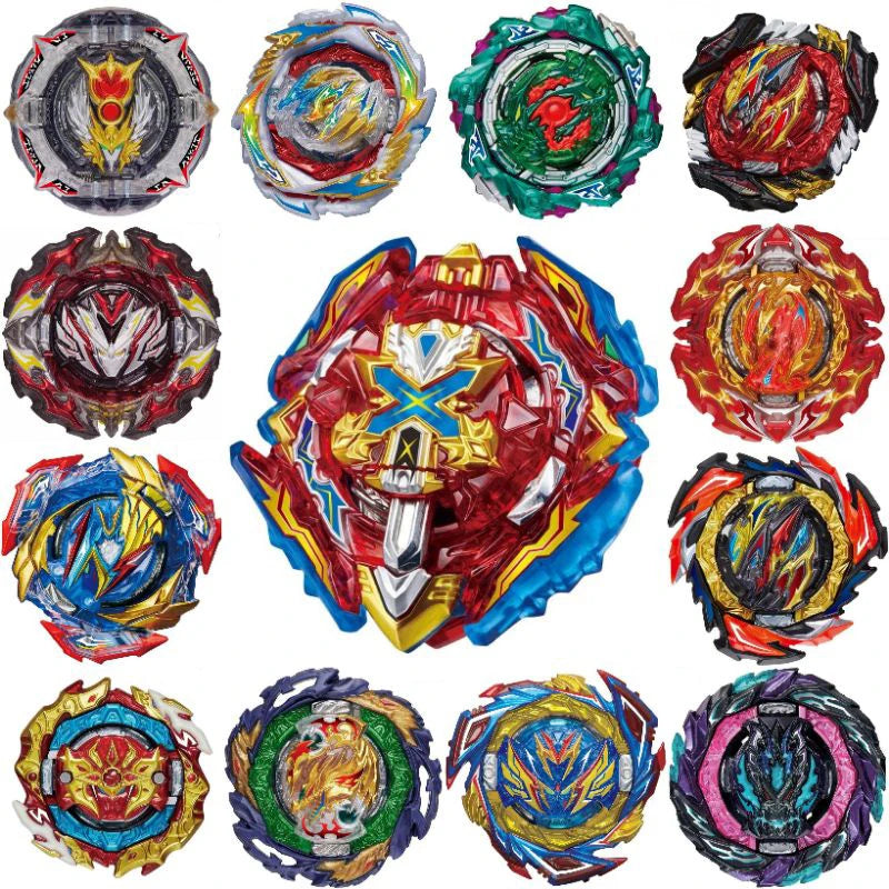 DB Single Bey B-193 Ultimate Valkyrie, B-200 Xiphoid Xcalibur, B-186 Roar Bahamut – Spinning Top Toys for Boys, Kids Gift