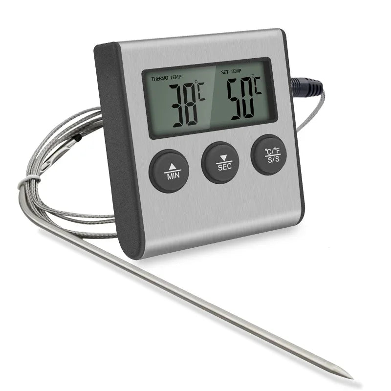 TP700 Digital Remote Wireless Food Kitchen Oven Thermometer Probe for BBQ Grill Meat Timer – view 8