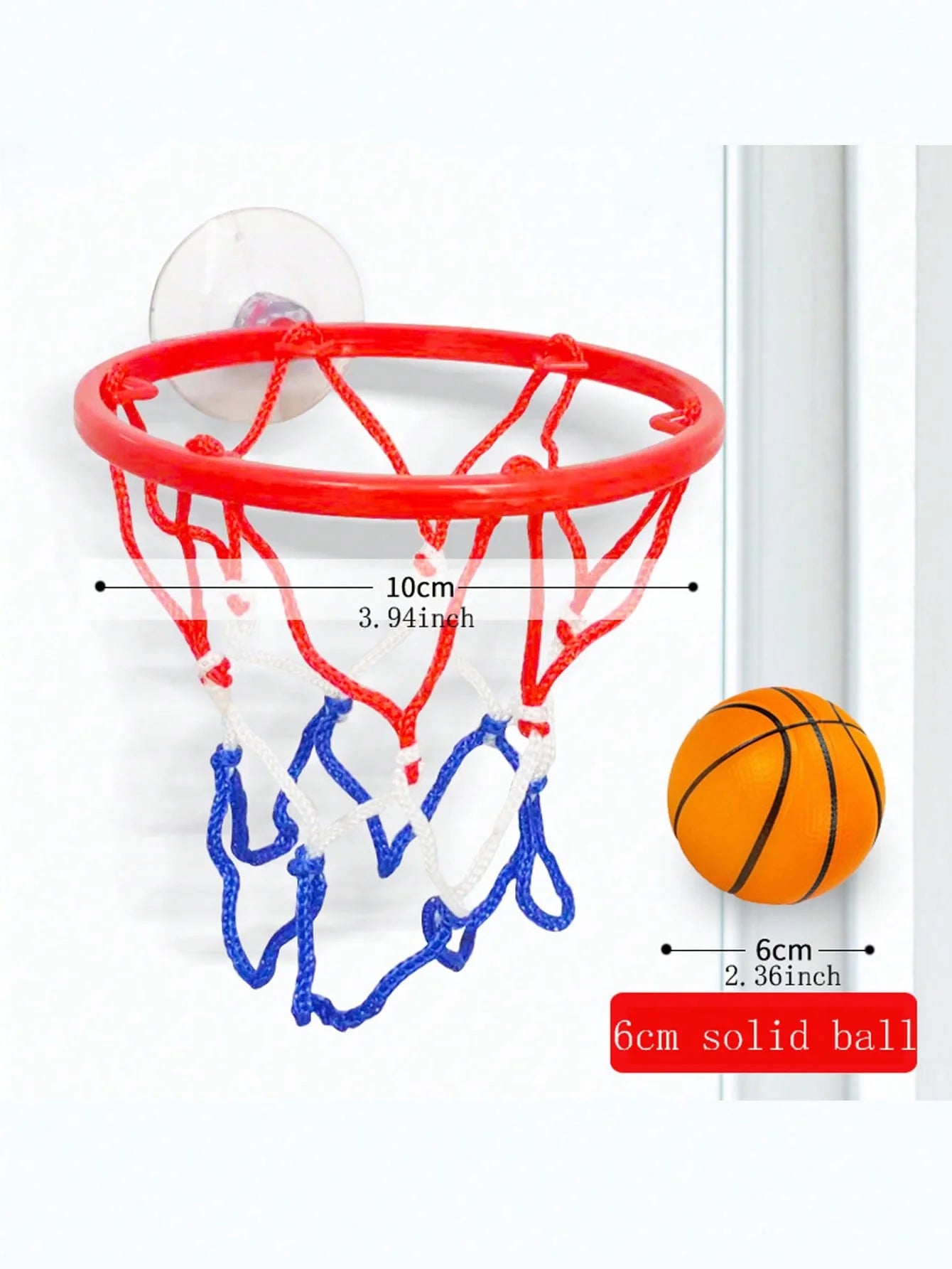 Small Basketball Set – Coordinated Wrist Solid Rubber Elastic Ball, Children’s Exercise Shooting Table Game Toy