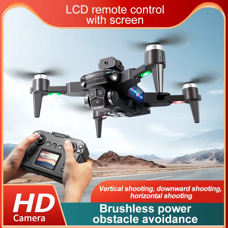 KY605S Max Screen Controlled Drone 4K HD Camera Brushless Motor Obstacle Avoidance Foldable Quadcopter RC Toy