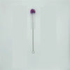 Cotton Thread Brush – Household Cleaning Glass Bottle, Anti-Scratch Nylon Purple Brush, Small No Dead Angle Tool